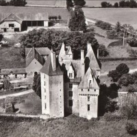 Château de Verdelles vue aérienne, 1970
